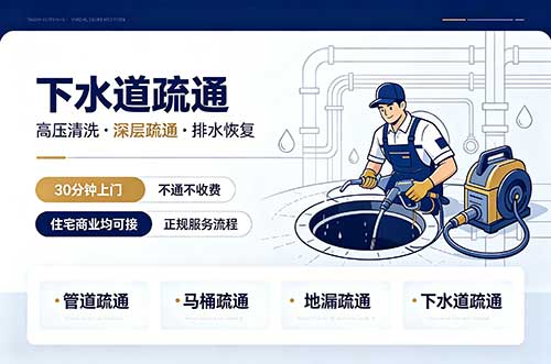 鹰潭下水道疏通